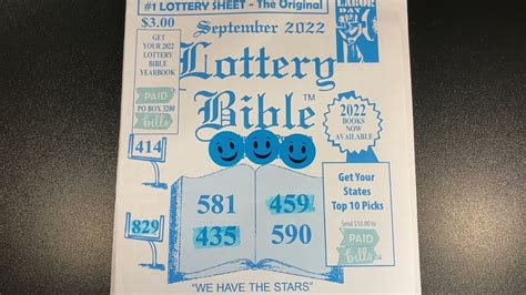 lottery bible large print 2022.